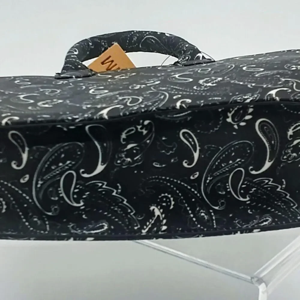 Bandana print canvas medium tote